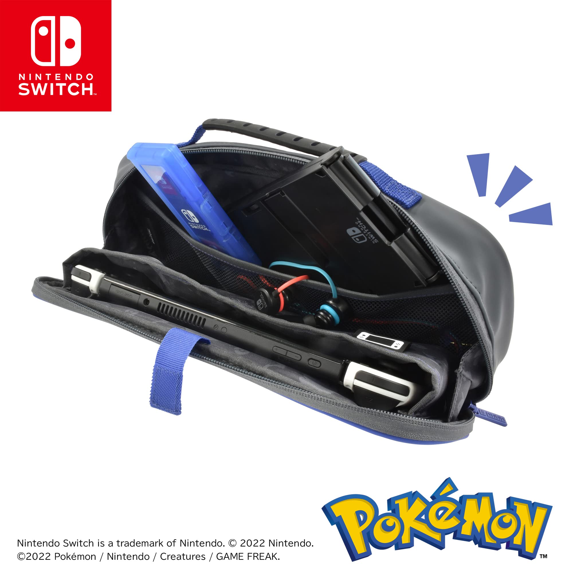 Funda Hori Extragrande Pikachu, Gengar Y Mimikyu Negro ( NINTENDO SWITCH - ) - Licencia Oficial Funda Hori Extragrande Pikachu, Gengar Y Mimikyu Negro ( NINTENDO SWITCH - ) - Licencia Oficial